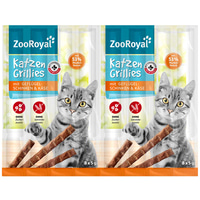 ZooRoyal Grillies tyčinky pro kočky, drůbeží šunka a sýr