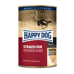 Happy Dog Pur čisté pštrosí maso
