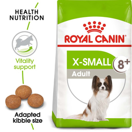 ROYAL CANIN X-SMALL Adult 8+ granule pro starší psy velmi malých plemen