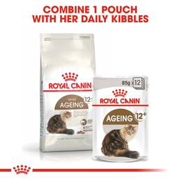 ROYAL CANIN AGEING 12+ granule 4 kg + kapsička 12× 85 g