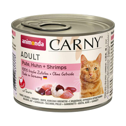 Animonda Carny Adult krůtí maso, kuřecí maso a krevety