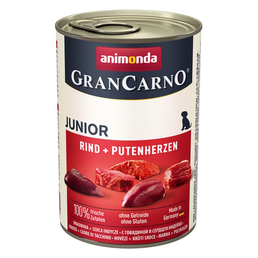 Animonda GranCarno Junior s hovězím masem a krůtími srdíčky