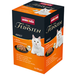 animonda Vom Feinsten Adult kuře v mrkvové omáčce, 6 × 100 g