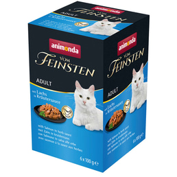 animonda vom Feinsten Adult losos v bylinkové omáčce, 6 × 100 g