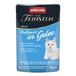 animonda vom Feinsten Raffinesse želé kuře a treska