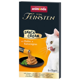 animonda vom Feinsten Snack Cream kuře + kočičí tráva