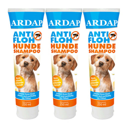 Ardap psí šampon proti blechám, přípravek proti hmyzu, 3× 250 ml