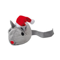 Aumüller polštářek na hraní pro kočky vánoční myš