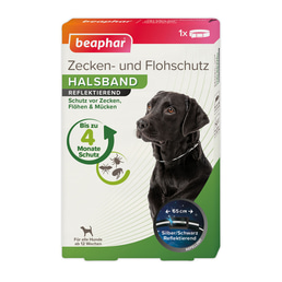 beaphar reflexní antiparazitní obojek pro psy, 65 cm