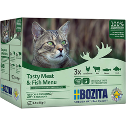 Bozita Pouch HiG Multibox Ryby&amp;Maso 12x85 g
