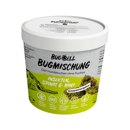 BugMischung Adult zelená varianta špenát a konopí
