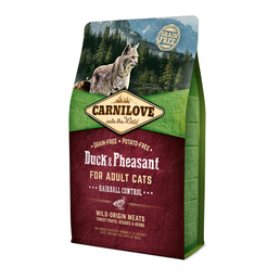 Carnilove Cat Adult – Duck &amp; Pheasant / Hairball Control.