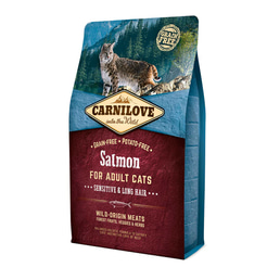 Carnilove Cat Adult – losos / Sensitive &amp; Long Hair