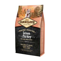 Carnilove Dog Puppy Large Breed – losos a krocan, 4 kg