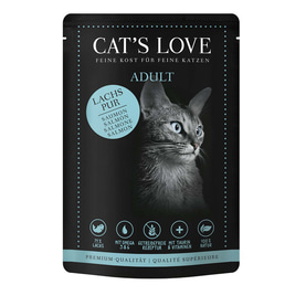 Cat's Love čistý losos se saflorovým olejem a petrželkou