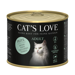 Cat's Love s čistým krůtím masem, lososovým olejem a rozrazilem