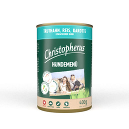 Christopherus krmivo pro psy krocan s rýží a mrkví