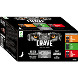 CRAVE paštika pro dospělé Multipack 6x400g