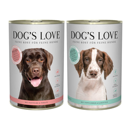 Dog´s Love Hypoallergen, variace chutí, 12× 400 g