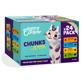 Edgard &amp; Cooper Adult Multipack v omáčce 24x85 g