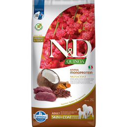Farmina N&amp;D Quinoa Dog Skin &amp; Coat adult jelení maso, 7 kg