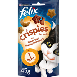 Felix Crispies příchuť hovězího a kuřecího masa