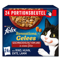 FELIX Sensations želé výběr z venkova, 24 × 85 g