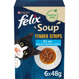 FELIX Soup Tender Strips rozmanitost z vody