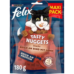 FELIX Tasty Nuggets hovězí a jehněčí