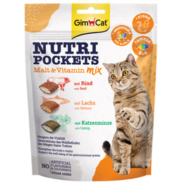 GimCat Nutri Pockets Malt &amp; Vitamin Mix