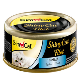 GimCat ShinyCat filé z tuňáka, 6 x 70 g