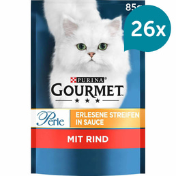 Gourmet Perle vybrané kousky s hovězím