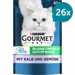 Gourmet Perle vybrané kousky s telecím a zeleninou