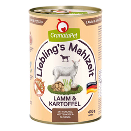 GranataPet Liebling’s Mahlzeit jehněčí a brambory, 400 g