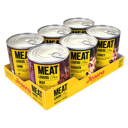 Josera Meatlovers Pure, kombinované balení, 6× 800 g
