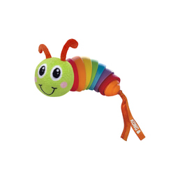 KONG hračka pro kočky Bat-A-Bout Clackz housenka s kočičí mátou