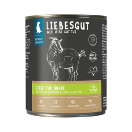 Liebesgut kozí maso se sladkými bramborami a cuketou v bio kvalitě