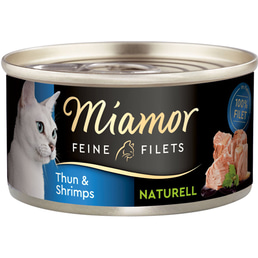 Miamor Fine Filets Naturelle tuňák a krevety