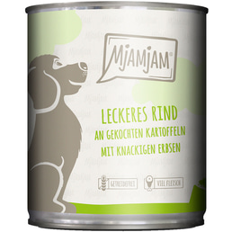 MjAMjAM chutné hovězí na vařených bramborách s křupavým hráškem