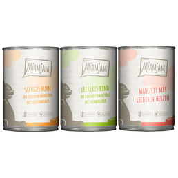 MjAMjAM Mixpaket I kuře, hovězí, srdce 6 × 400 g