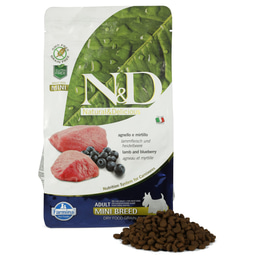 N&amp;D Mini Adult jehněčí s borůvkami bez obilovin 800 g