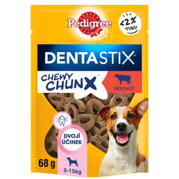 Pedigree DentaStix Chewy Chunx hovězí Mini