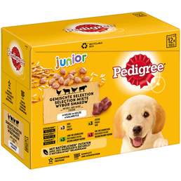 PEDIGREE Pouch Junior Gem. Selektion Multipack 