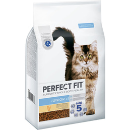 PERFECT FIT Junior krmivo pro kočky &lt;1 kuře, 7 kg