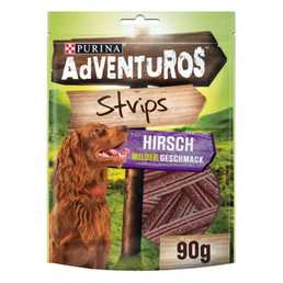 Purina AdVENTuROS Strips, nízkotučné pamlsky pro psy s jelení příchutí