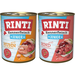 Rinti Kennerfleisch Junior multipack 24× 800 g