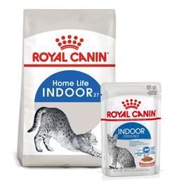 ROYAL CANIN INDOOR granule 10 kg + INDOOR Sterilised kapsička 48× 85 g