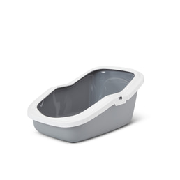 SAVIC kočičí toaleta Aseo bílá / šedá