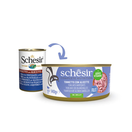 Schesir Cat Complete tuňák se sardelemi v želé