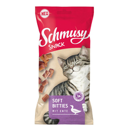 Schmusy Snack Soft Bitties s kachním masem